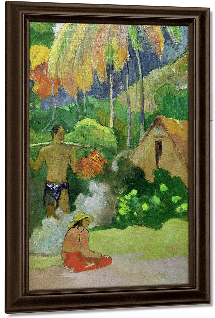 Landscape In Tahiti (Mahana Maa) By Eugene Henri Paul Gauguin Fine Art Print
