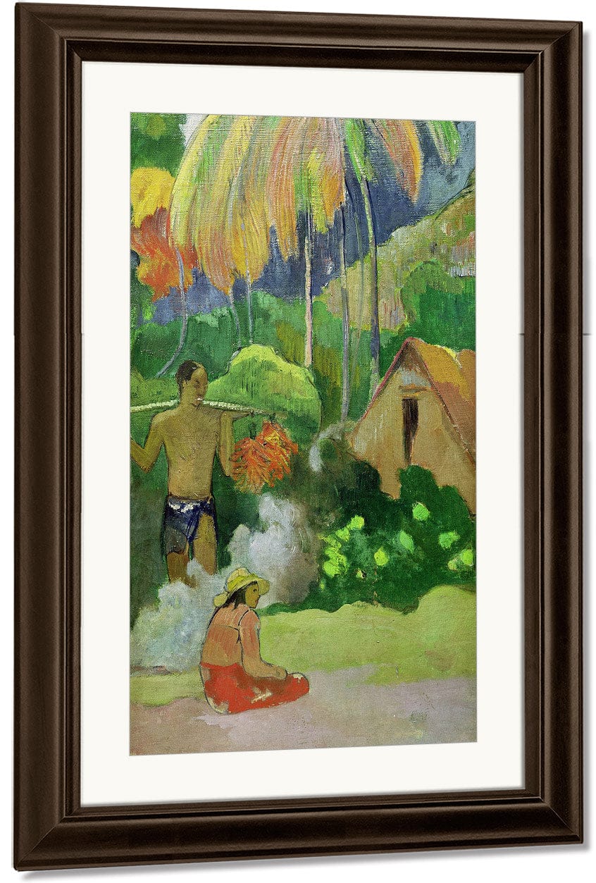 Landscape In Tahiti (Mahana Maa) By Eugene Henri Paul Gauguin Fine Art Print