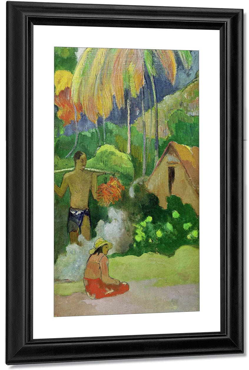 Landscape In Tahiti (Mahana Maa) By Eugene Henri Paul Gauguin Fine Art Print