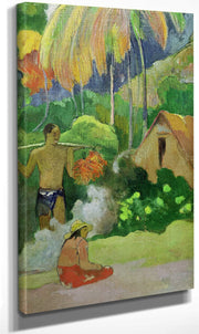 Landscape In Tahiti (Mahana Maa) By Eugene Henri Paul Gauguin Fine Art Print