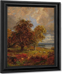 Landscape Near Arles By Eugene Henri Paul Gauguin Fine Art Print