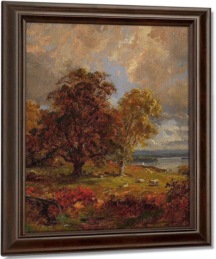 Landscape Near Arles By Eugene Henri Paul Gauguin Fine Art Print