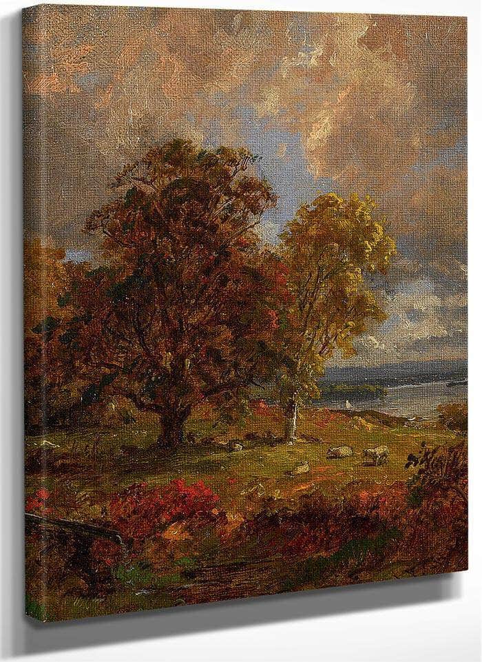 Landscape Near Arles By Eugene Henri Paul Gauguin Fine Art Print