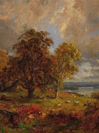 Landscape Near Arles By Eugene Henri Paul Gauguin Fine Art Print