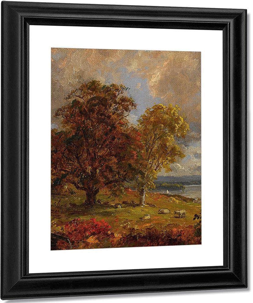 Landscape Near Arles By Eugene Henri Paul Gauguin Fine Art Print