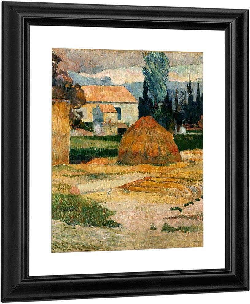 Landscape Near Arles By Paul Gauguin Fine Art Print