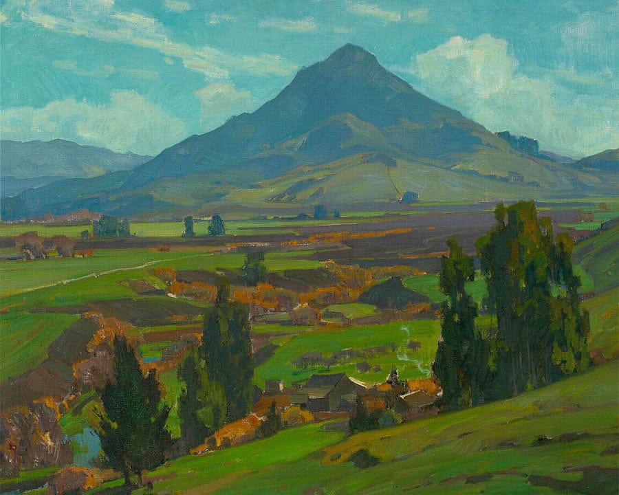 Landscape Near San Luis Obispo By William Wendt Fine Art Print