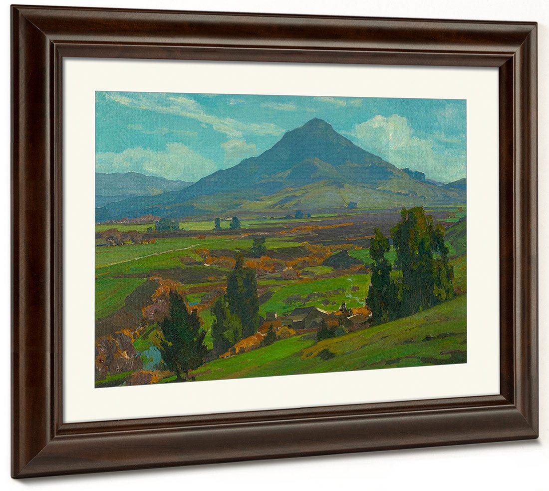 Landscape Near San Luis Obispo By William Wendt Fine Art Print