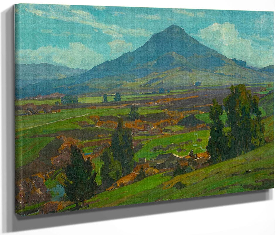 Landscape Near San Luis Obispo By William Wendt Fine Art Print