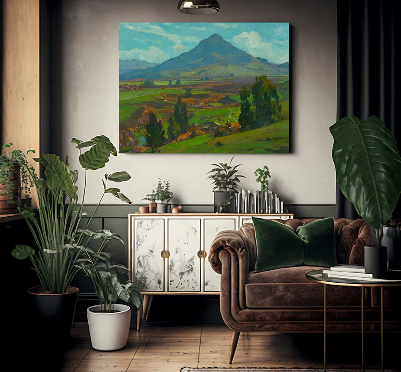 Landscape Near San Luis Obispo By William Wendt Fine Art Print