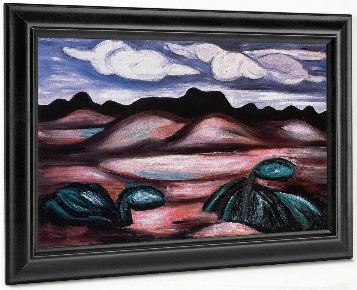Landscape New Mexico By Marsden Hartley Fine Art Print
