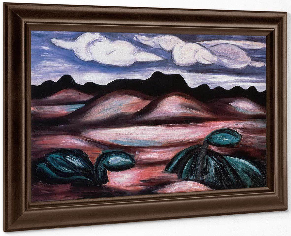 Landscape New Mexico By Marsden Hartley Fine Art Print
