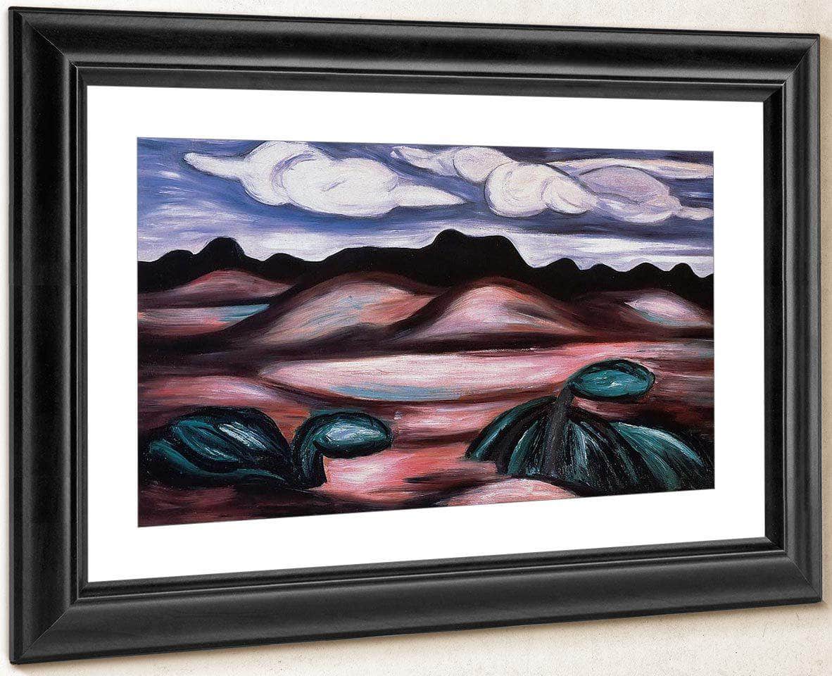 Landscape New Mexico By Marsden Hartley Fine Art Print