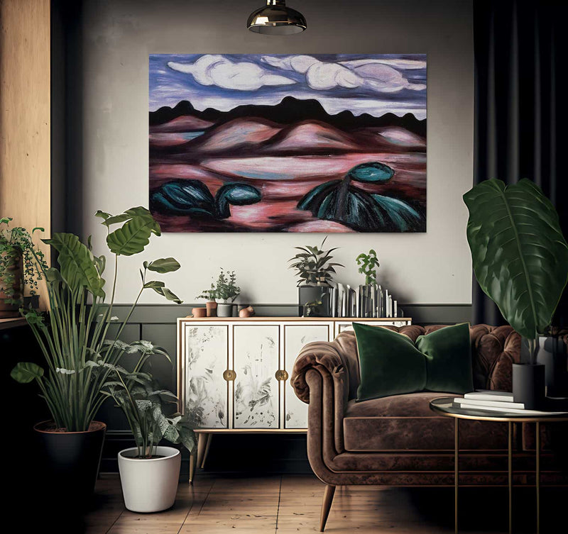 Landscape New Mexico By Marsden Hartley Fine Art Print