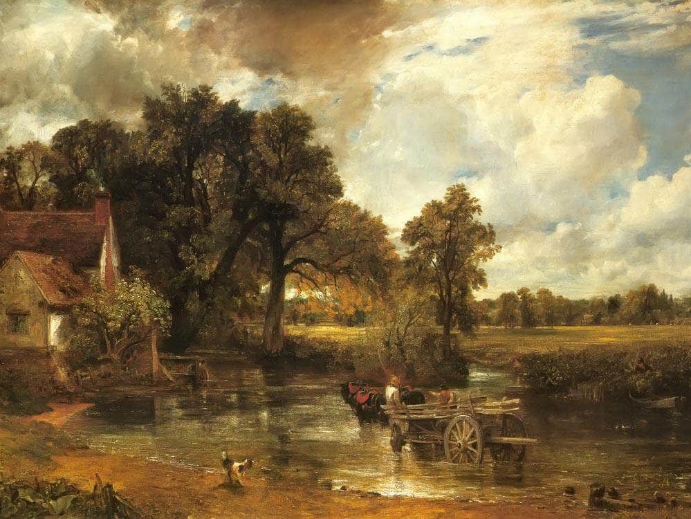 Landscape Noon ( The Hay Wain) By John Constable Fine Art Print