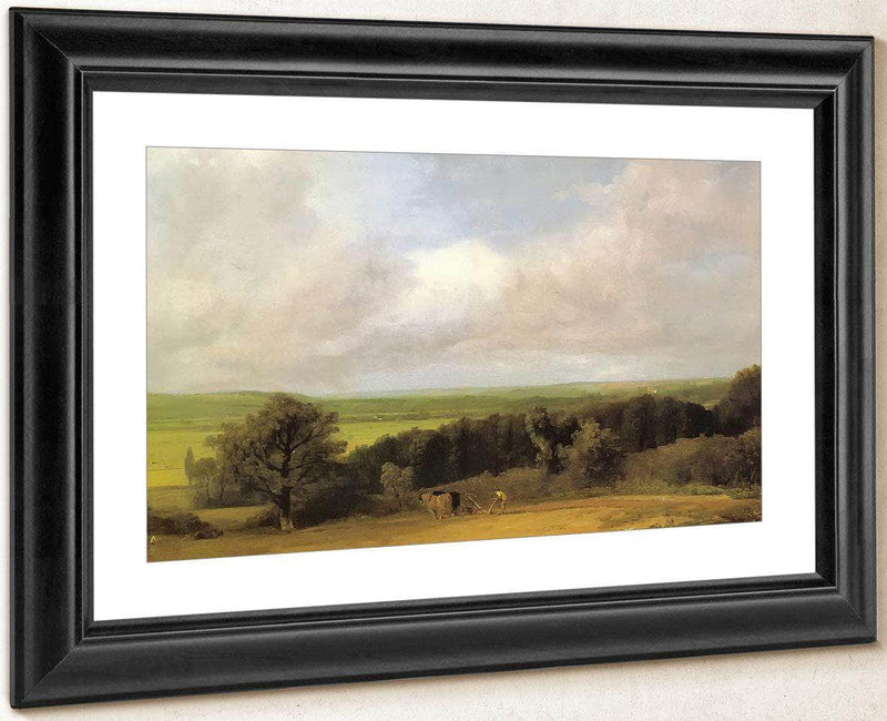 Landscape Ploughing Scene In Suffolk( A Summerland) By John Constable Fine Art Print
