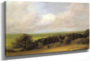 Landscape Ploughing Scene In Suffolk( A Summerland) By John Constable Fine Art Print