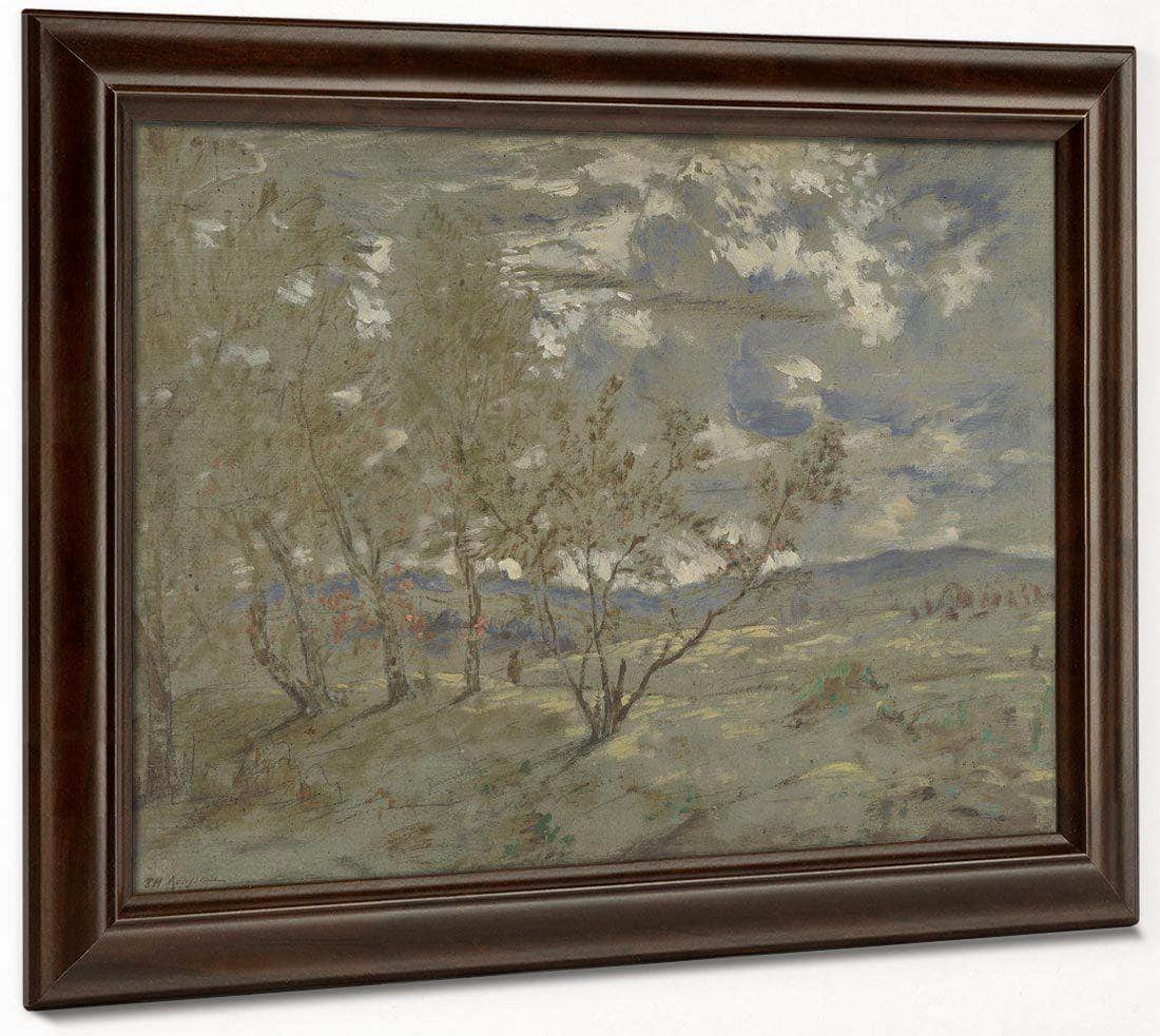 Landscape Sketch 1865 By Theodore Rousseau Fine Art Print
