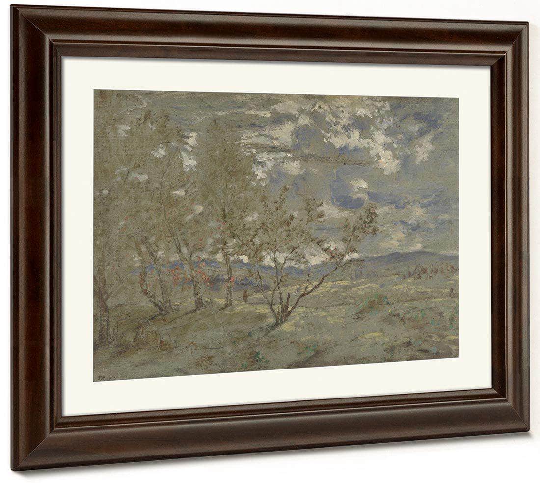 Landscape Sketch 1865 By Theodore Rousseau Fine Art Print
