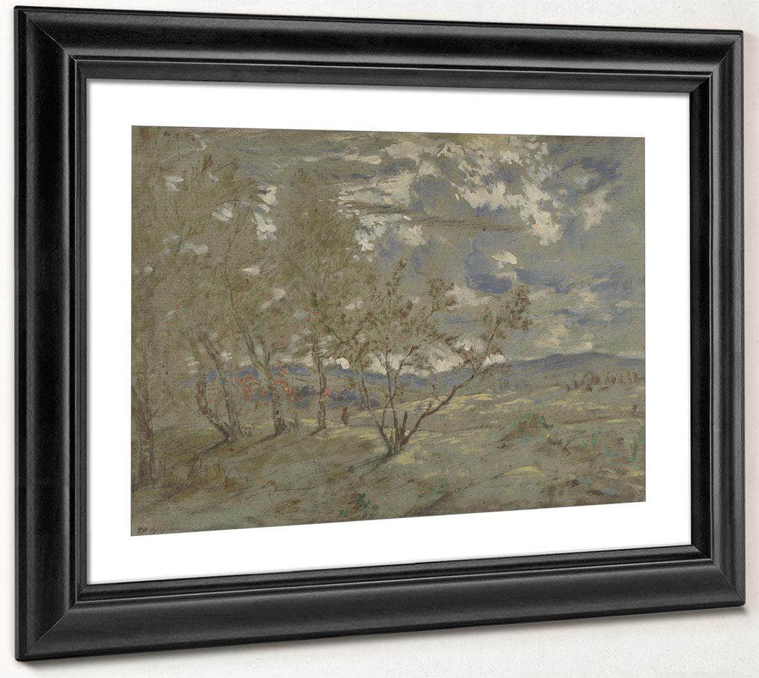 Landscape Sketch 1865 By Theodore Rousseau Fine Art Print