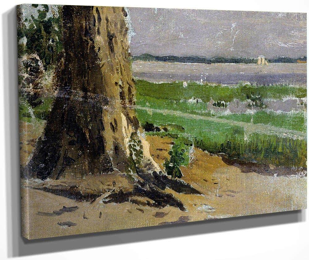 Landscape Sketch By  Thomas Eakins Fine Art Print