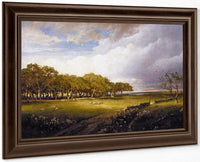 Landscape The Old Orchard At Newport By William Trost Richards Fine Art Print