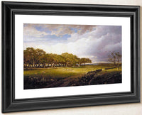 Landscape The Old Orchard At Newport By William Trost Richards Fine Art Print