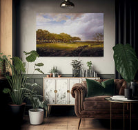 Landscape The Old Orchard At Newport By William Trost Richards Fine Art Print