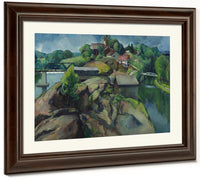 Landscape   Two Rivers By Leon Kroll Fine Art Print