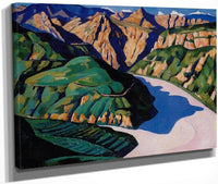 Landscape Vence By Marsden Hartley Fine Art Print