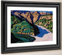 Landscape Vence By Marsden Hartley Fine Art Print