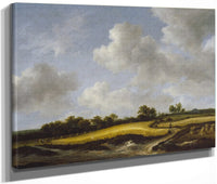 Landscape With A Wheatfield By Jacob Van Ruisdael Fine Art Print