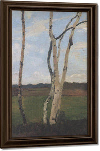 Landscape With Birches 2 By Paula Modersohn Becker Fine Art Print