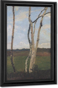 Landscape With Birches 2 By Paula Modersohn Becker Fine Art Print