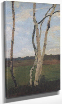 Landscape With Birches 2 By Paula Modersohn Becker Fine Art Print