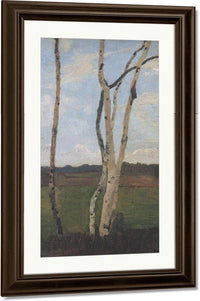 Landscape With Birches 2 By Paula Modersohn Becker Fine Art Print