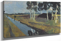 Landscape With Bog Canal By Paula Modersohn Becker Fine Art Print