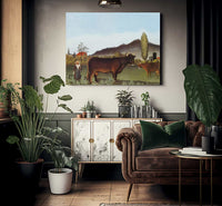 Landscape With Cattle 1895 1900 By Henri Rousseau Fine Art Print