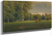 Landscape With Cattle By George Inness Fine Art Print