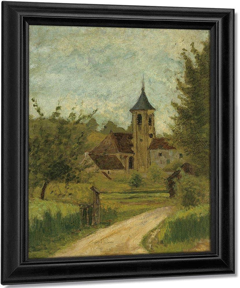 Landscape With Church By Henri De Lautrec Toulouse Fine Art Print
