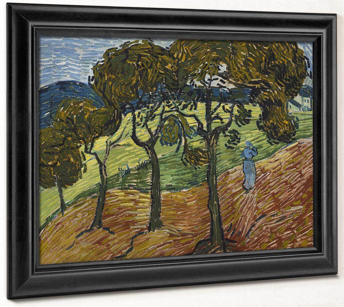 Landscape With Figures By Vincent Van Gogh Fine Art Print