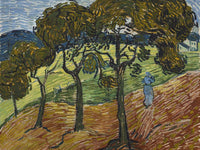 Landscape With Figures By Vincent Van Gogh Fine Art Print