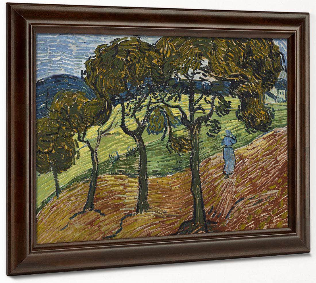 Landscape With Figures By Vincent Van Gogh Fine Art Print