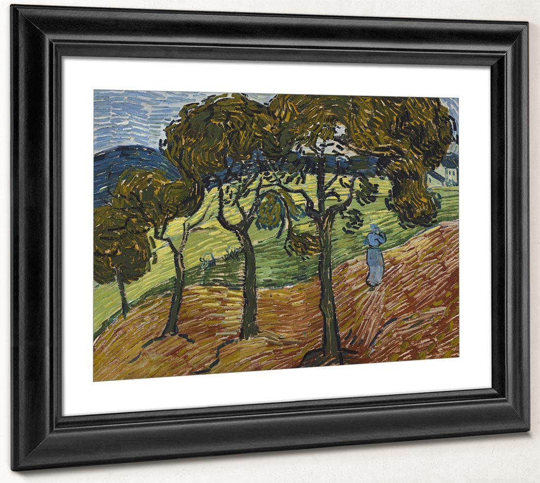 Landscape With Figures By Vincent Van Gogh Fine Art Print