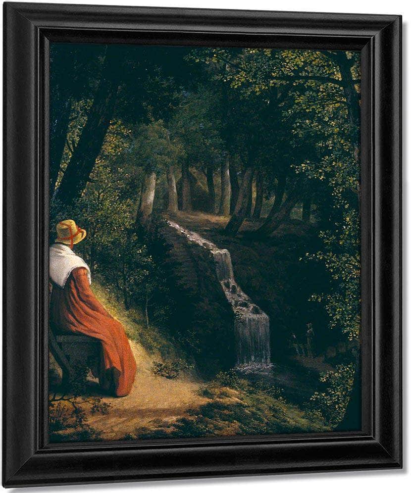 Landscape With Figures By William Sidney Mount Fine Art Print