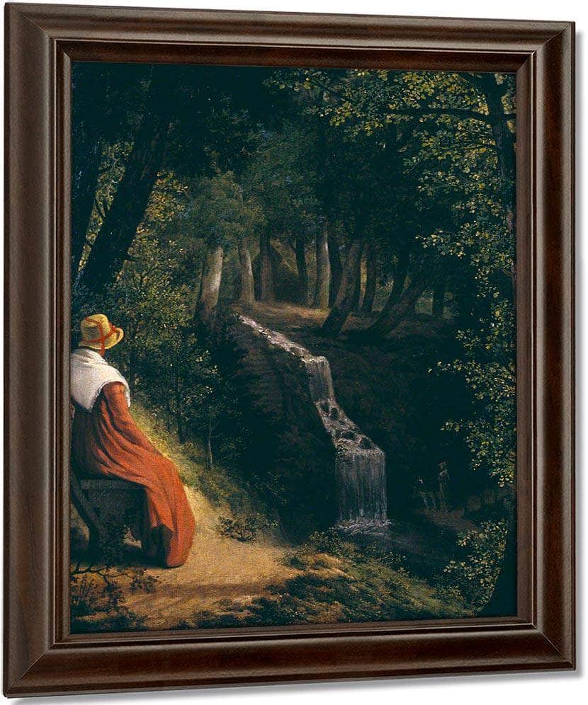 Landscape With Figures By William Sidney Mount Fine Art Print