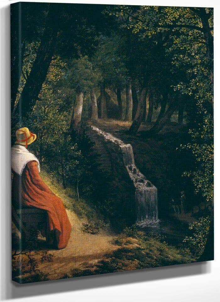 Landscape With Figures By William Sidney Mount Fine Art Print