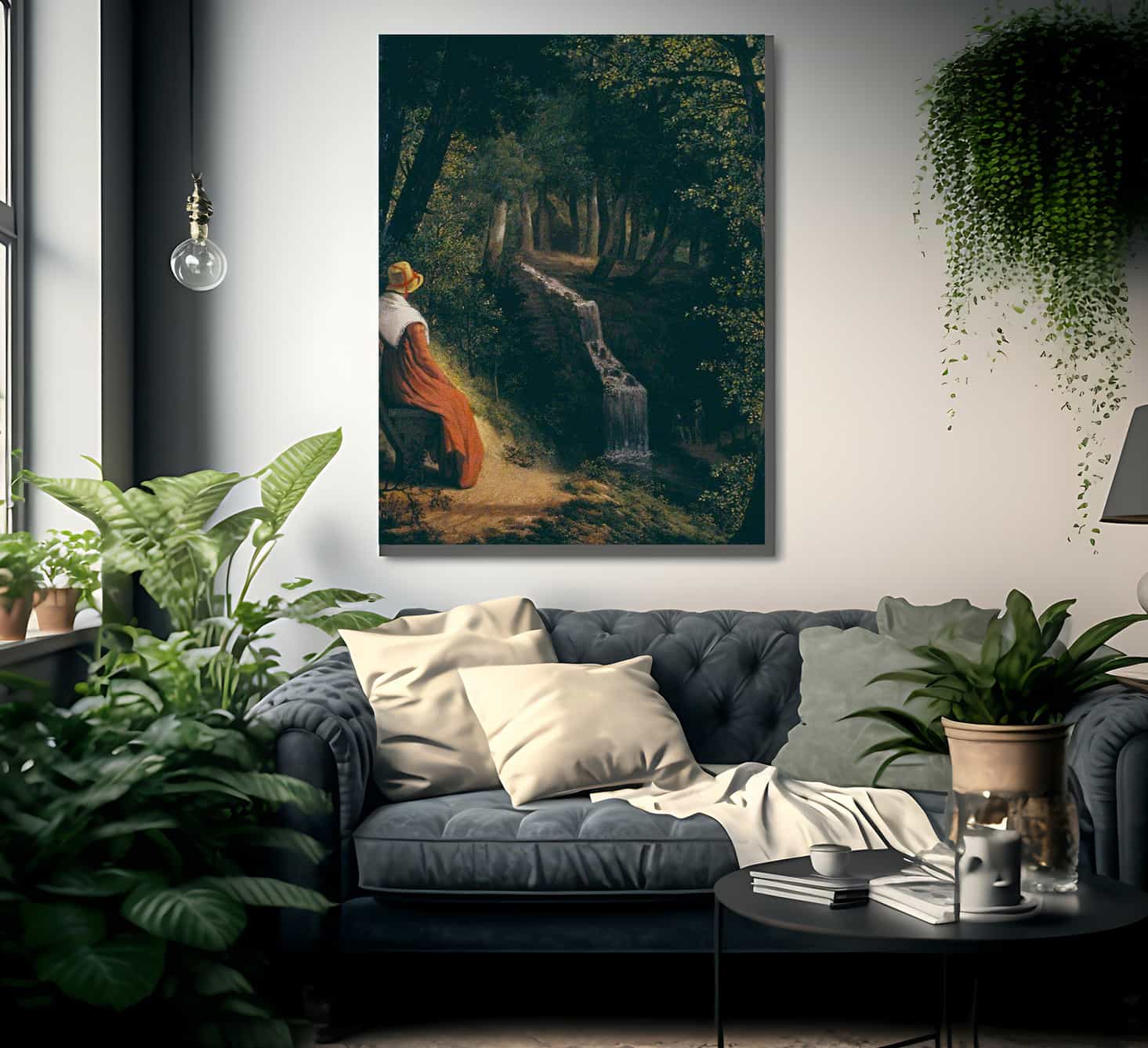 Landscape With Figures By William Sidney Mount Fine Art Print