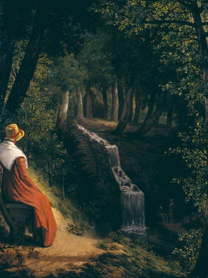 Landscape With Figures By William Sidney Mount Fine Art Print