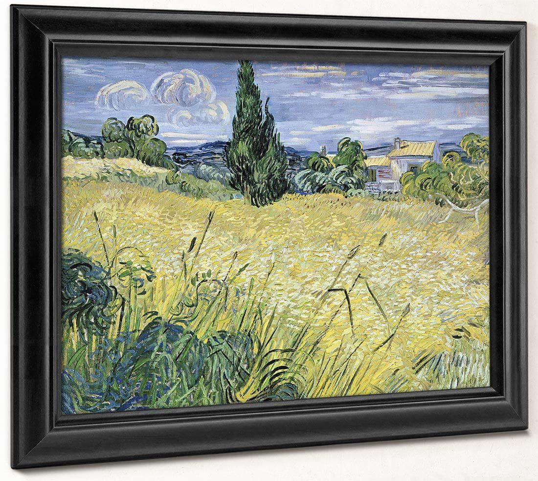 Landscape With Green Corn By Vincent Van Gogh Fine Art Print